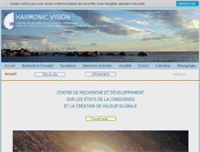 Tablet Screenshot of harmonic-vision.com